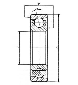 Kontakt-Kugellager 7209A des 34*85*19/30mm Fabrik-Versorgungs-Schräglager-7209A 7209AD83 eckiges